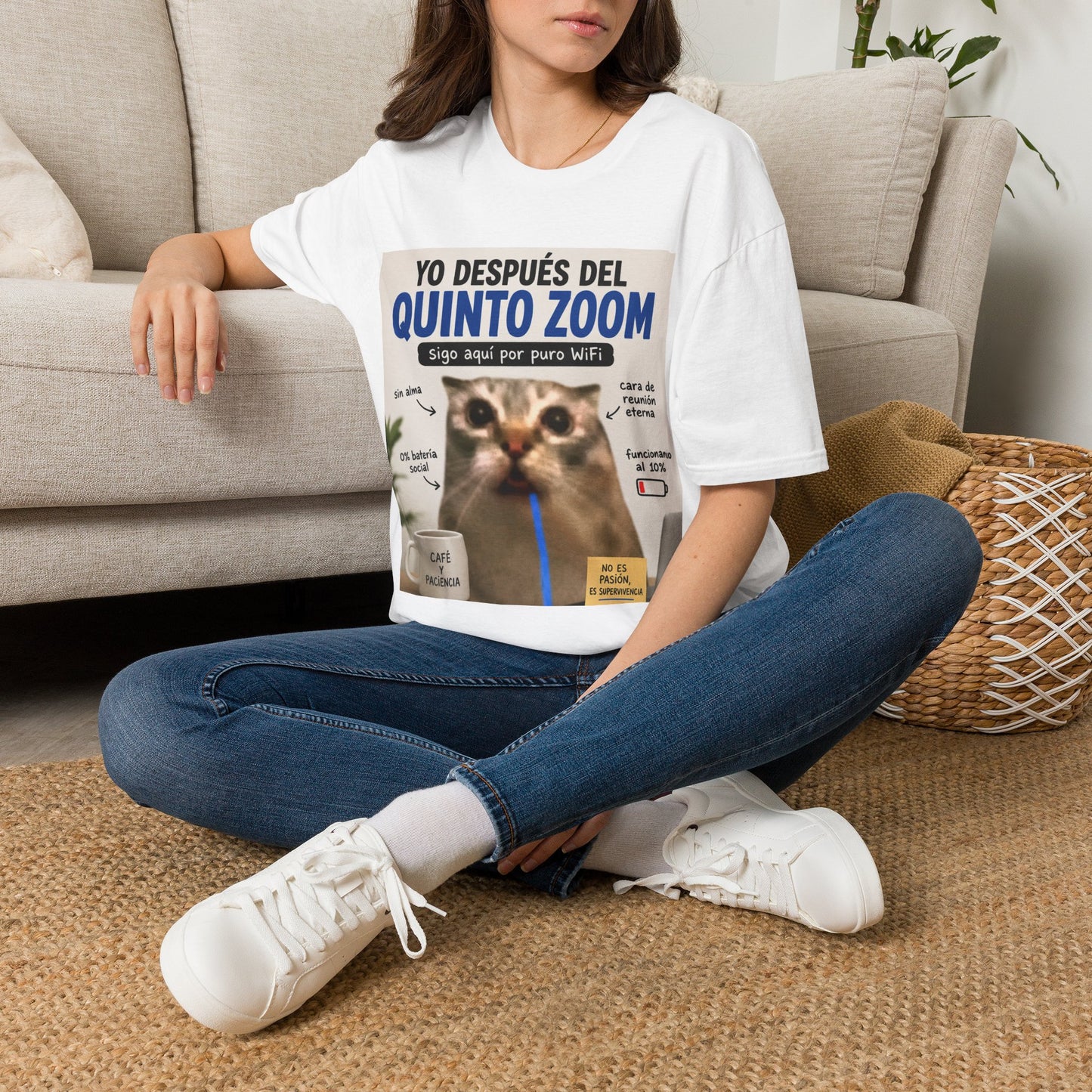 Camiseta: yo despues de los Zoom 💻