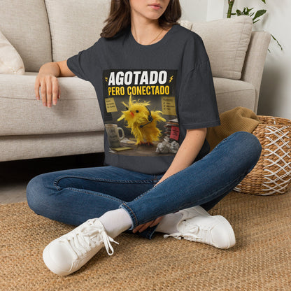 Camiseta Manga corta: Agotado pero conectado