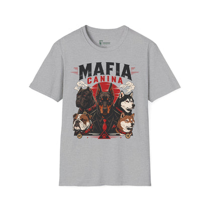 Copy of Mafia Felina cat illustration T-Shirt | Japanese torii, black & white cats
