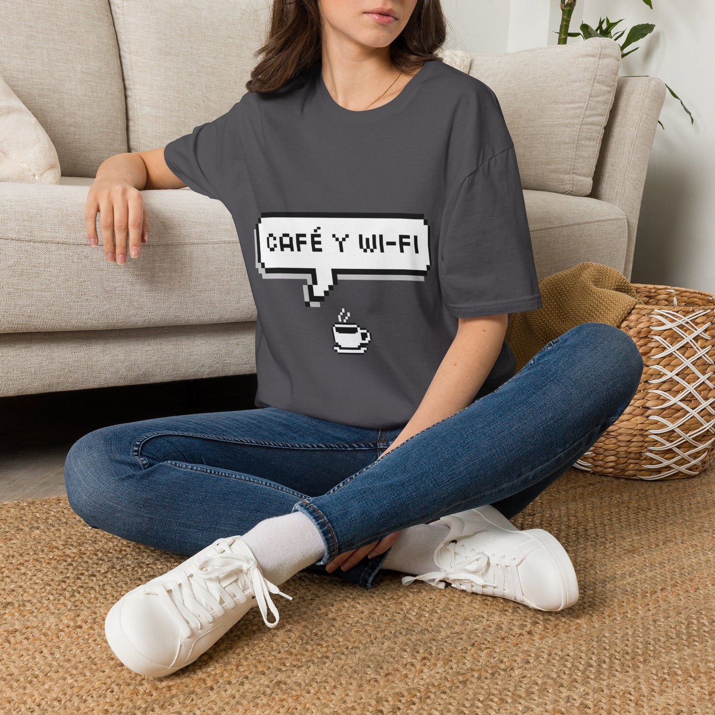 Speech bubble: cafe y wifi 🗨️
