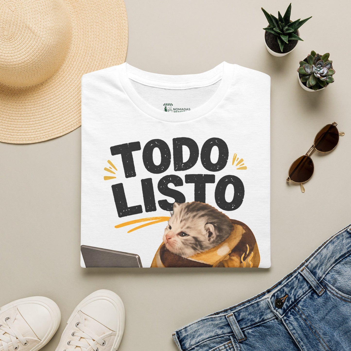 Camisa: Gatito trabajo hecho pago pendiente 😸