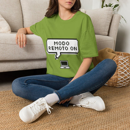 Speech bubble: remote mode ON🗨️
