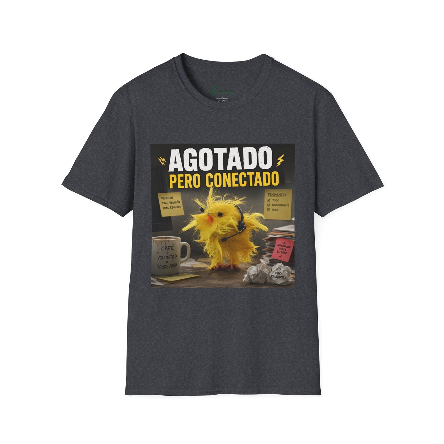 Camiseta Manga corta: Agotado pero conectado