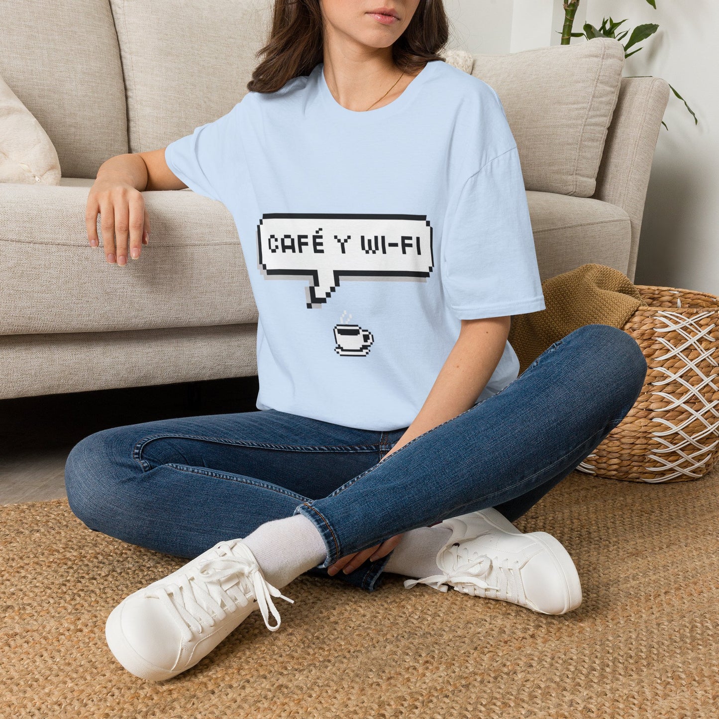 Speech bubble: cafe y wifi 🗨️