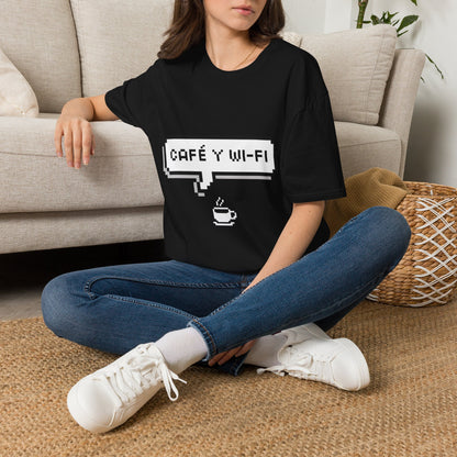 Speech bubble: cafe y wifi 🗨️