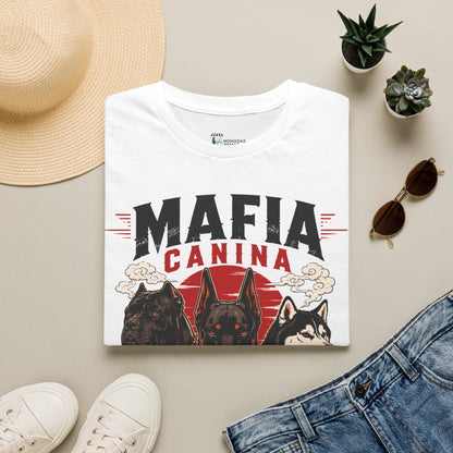 Copy of Mafia Felina cat illustration T-Shirt | Japanese torii, black & white cats