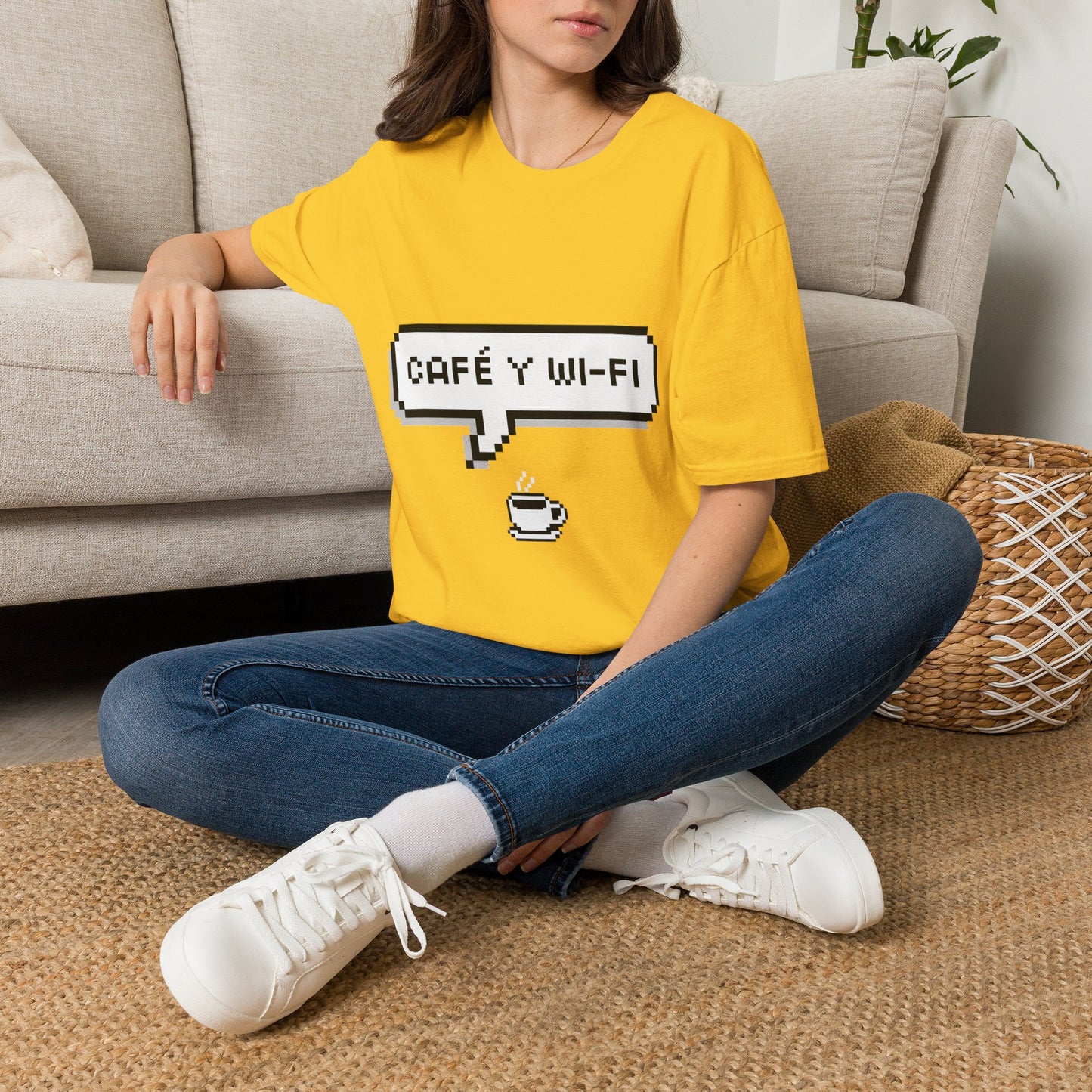 Speech bubble: cafe y wifi 🗨️