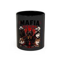 Mafia Canina Dogs Illustration Mug | Accent Coffee Mug 11oz 15oz