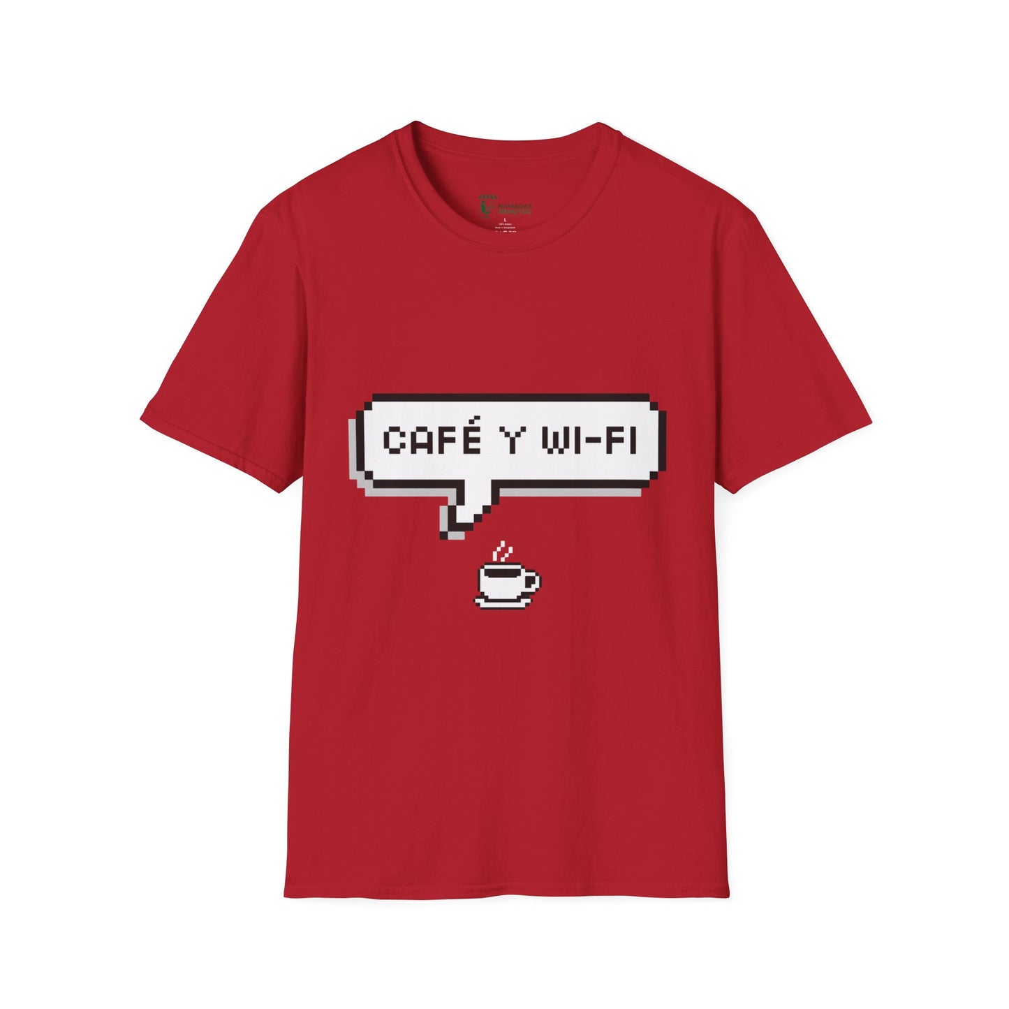 Speech bubble: cafe y wifi 🗨️