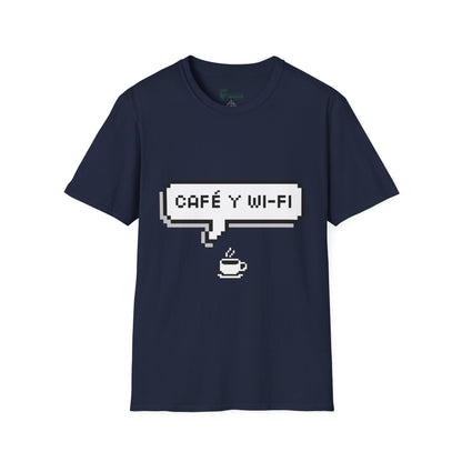 Speech bubble: cafe y wifi 🗨️