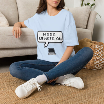 Speech bubble: remote mode ON🗨️