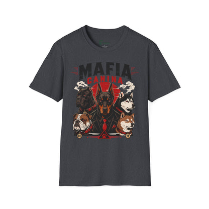 Copy of Mafia Felina cat illustration T-Shirt | Japanese torii, black & white cats