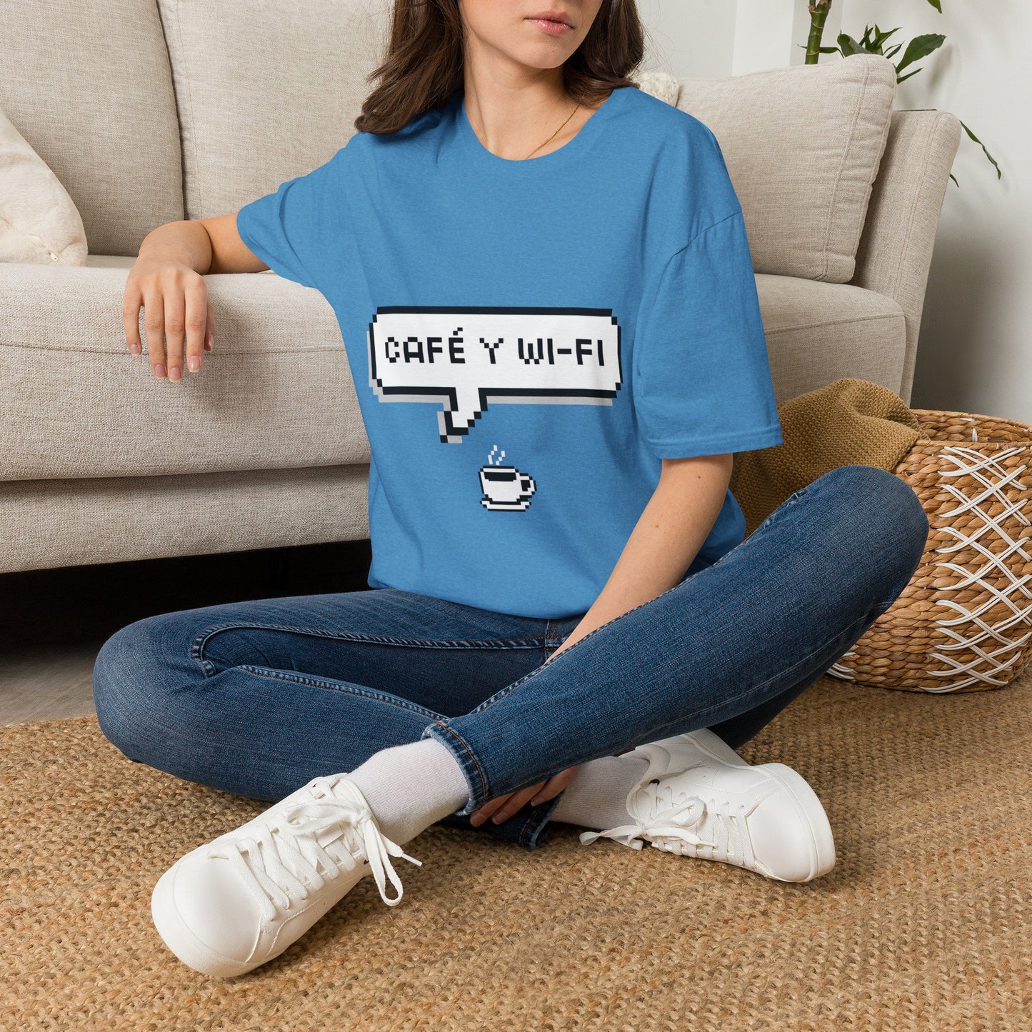 Speech bubble: cafe y wifi 🗨️