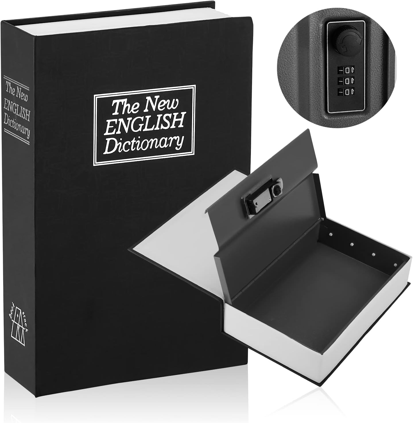 Caja fuerte en forma de libro con cerradura 180x115x55mm - additional image 10
