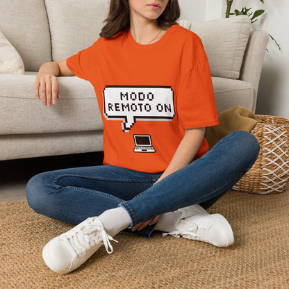Speech bubble: remote mode ON🗨️