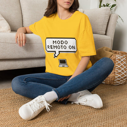 Speech bubble: remote mode ON🗨️