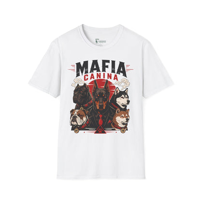Copy of Mafia Felina cat illustration T-Shirt | Japanese torii, black & white cats