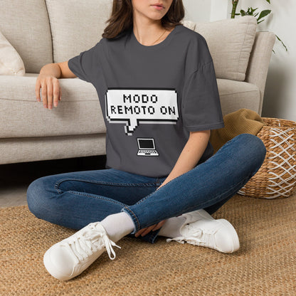 Speech bubble: remote mode ON🗨️