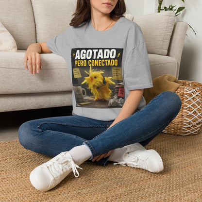 Camiseta Manga corta: Agotado pero conectado