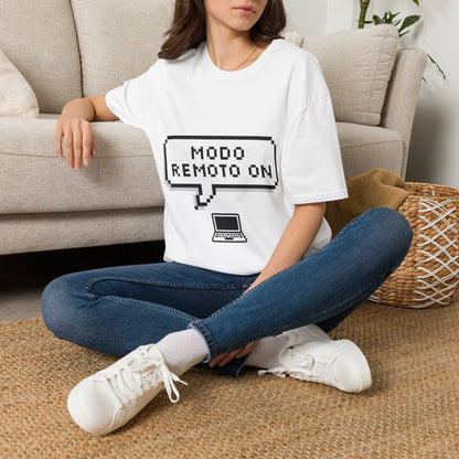 Speech bubble: remote mode ON🗨️