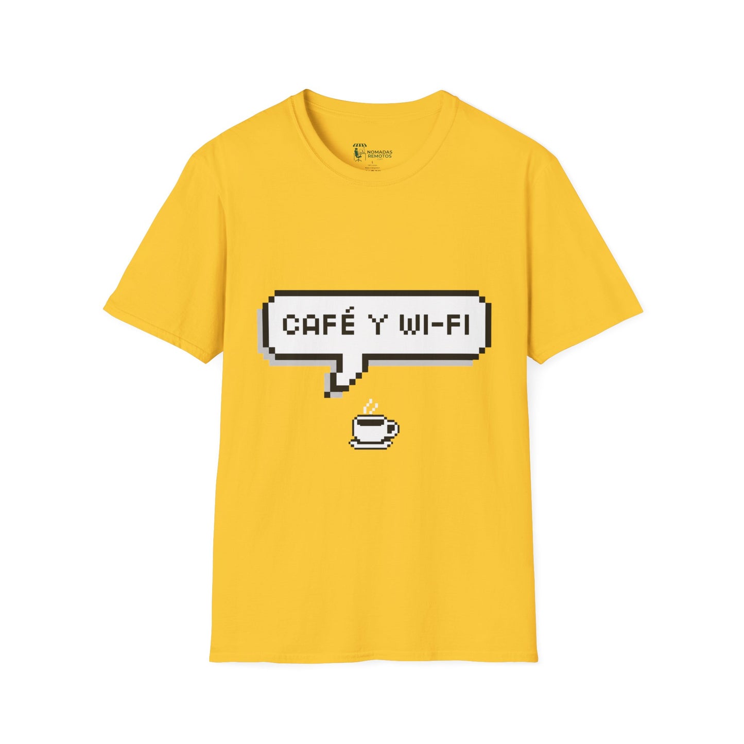 Speech bubble: cafe y wifi 🗨️