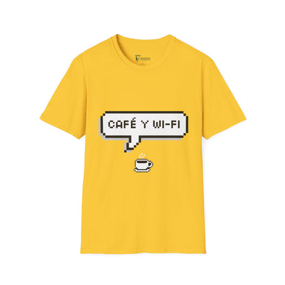 Speech bubble: cafe y wifi 🗨️
