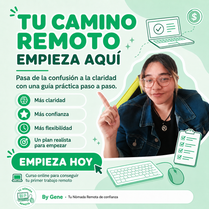 Curso:  Paso a Paso mi primer Trabajo Remoto