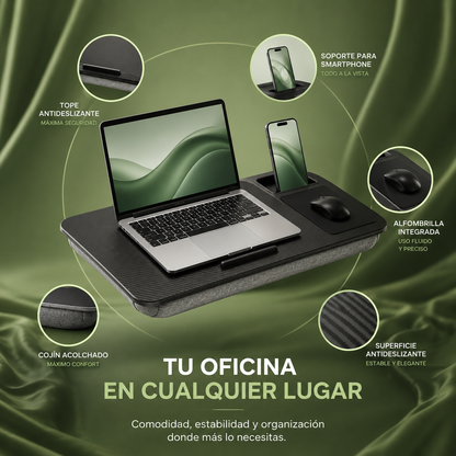 LapDesk Comfort™: Tu oficina en cualquier lugar