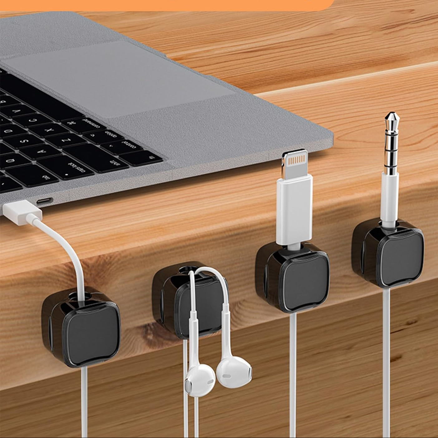 Organizador de cables (6 piezas)