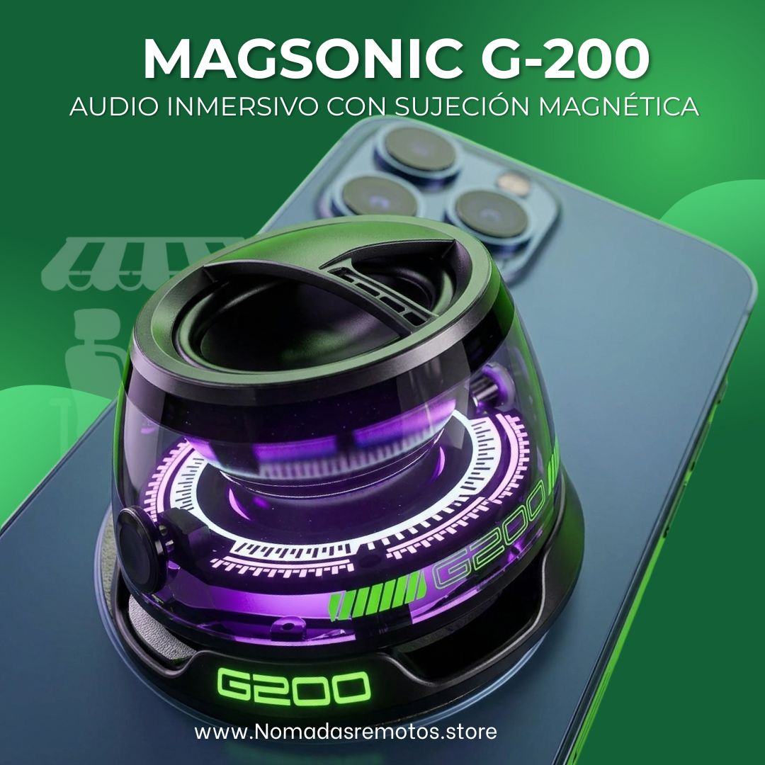 MagSonic G-200: Audio Inmersivo con Sujeción Magnética